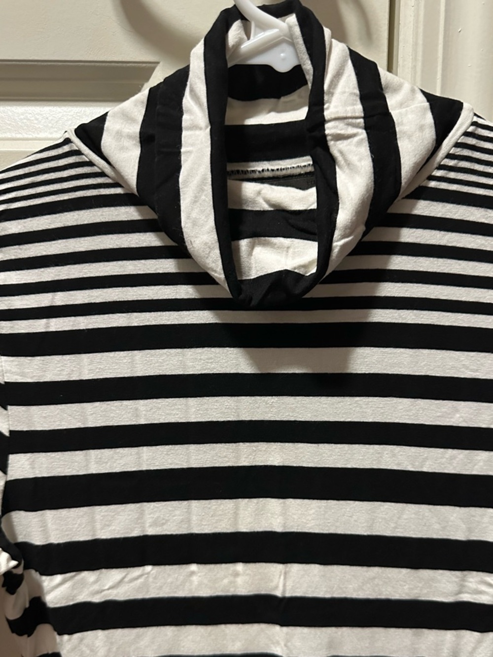 Zara Black and White Striped shirt